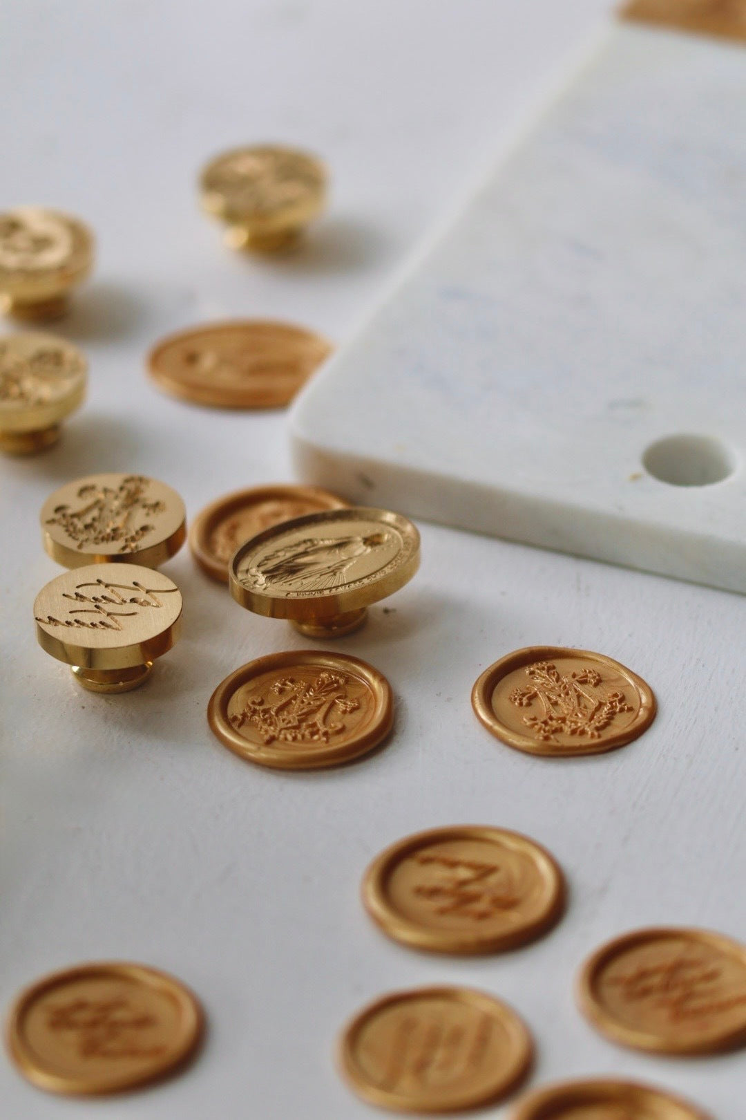 Catholic Wax Seal Stamps, The Marian Set