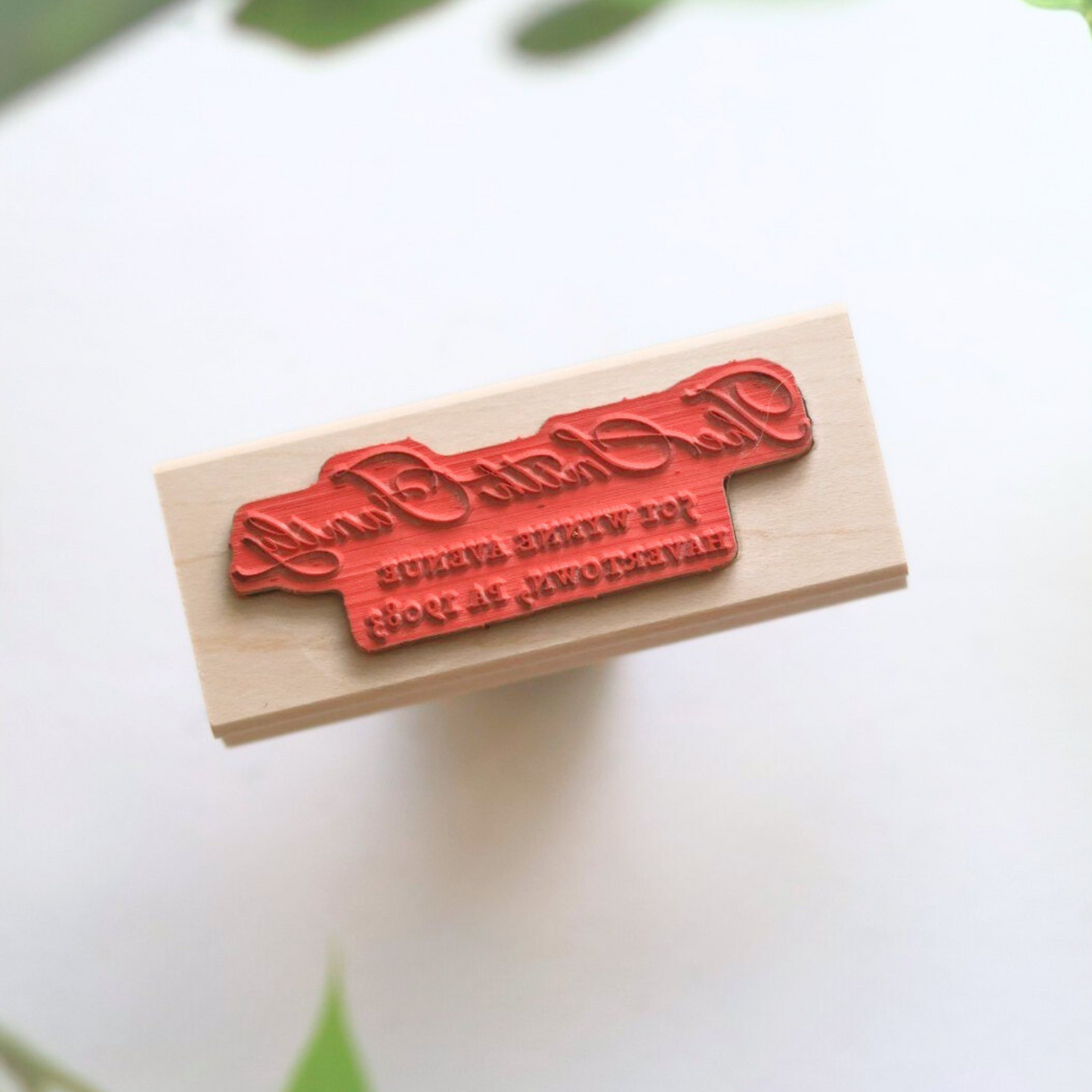 Personalized Catholic Address Stamp, Unique Catholic Wedding Gift, Housewarming Gift