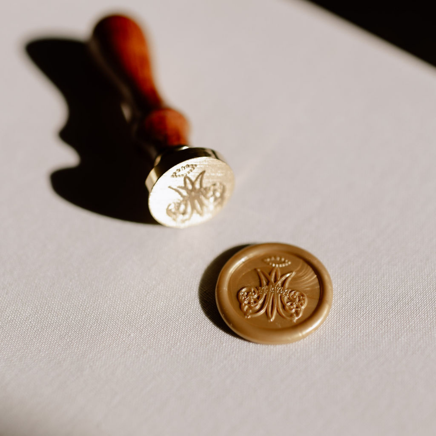 Catholic Wax Seal Stamps, Auspice Maria, "Under the Protection of Mary"