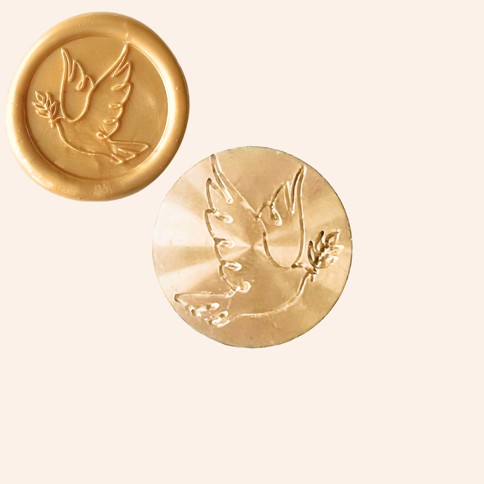 Catholic Wax Seal Stamps | Dove – Pieta Paperie LLC